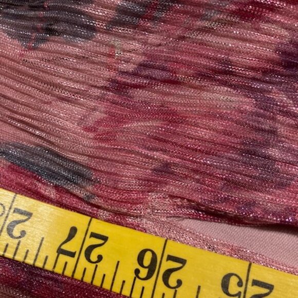 R&M Richards Crinkle Pleated Floral Shimmer Mesh Dress size 12. NWT - Picture 11 of 11